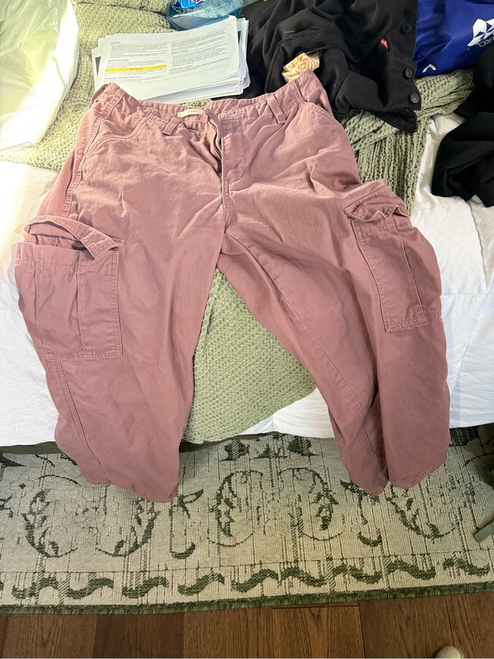 Levi's Dusty Rose Cargo Pants